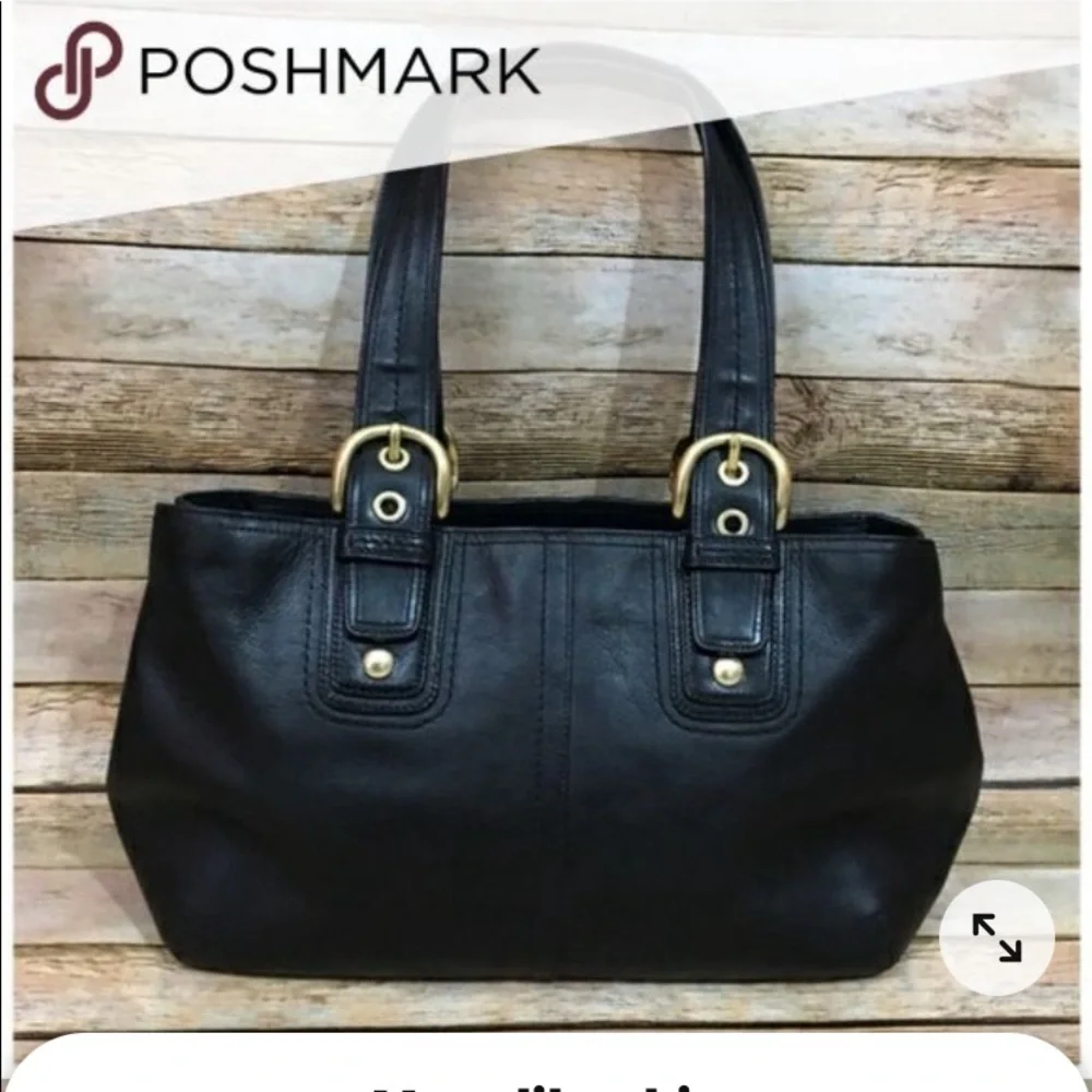 Coach Soho Black Leather Bag F0820-F11844 - Picture 10 of 13